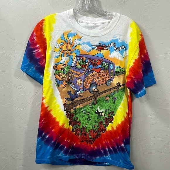 Liquid Blue Other - Grateful Dead Liquid blue tie-dye T-shirt size small